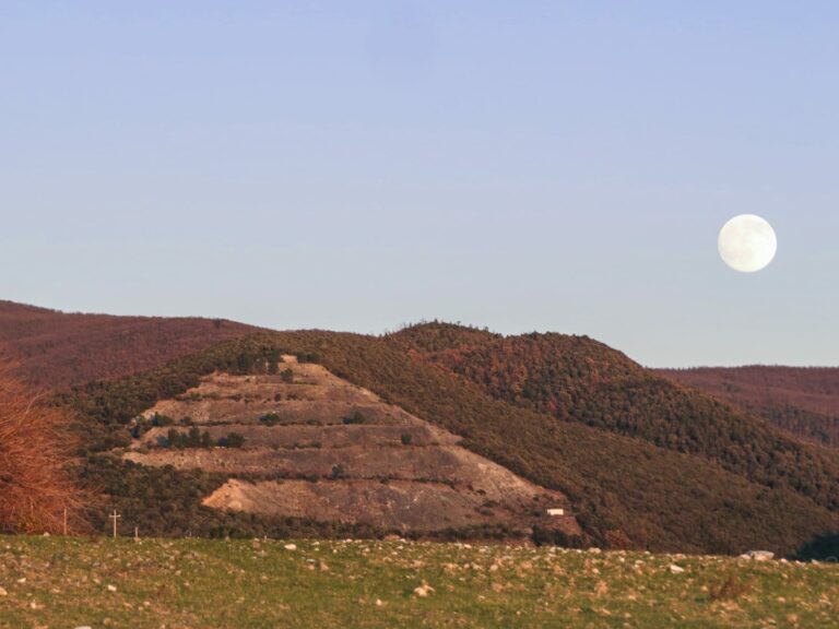 Hill with Moon